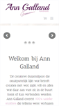 Mobile Screenshot of anngalland.be